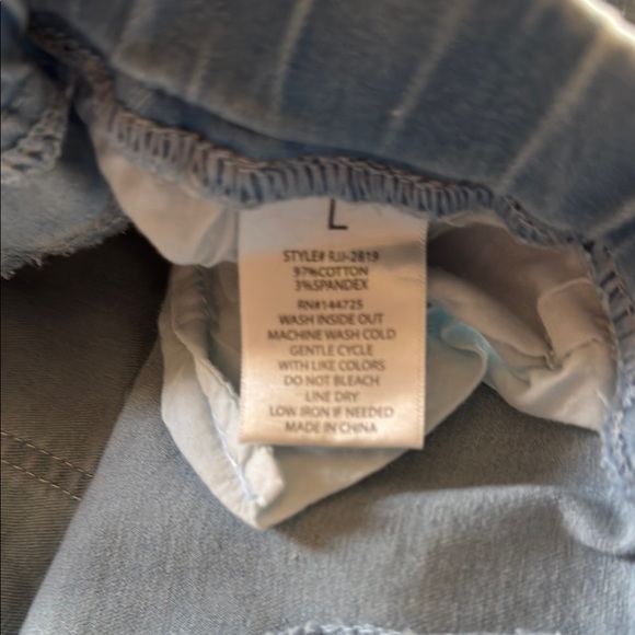 American Bazi Light Blue Distressed Skinny Jeans - Picture 3 of 4